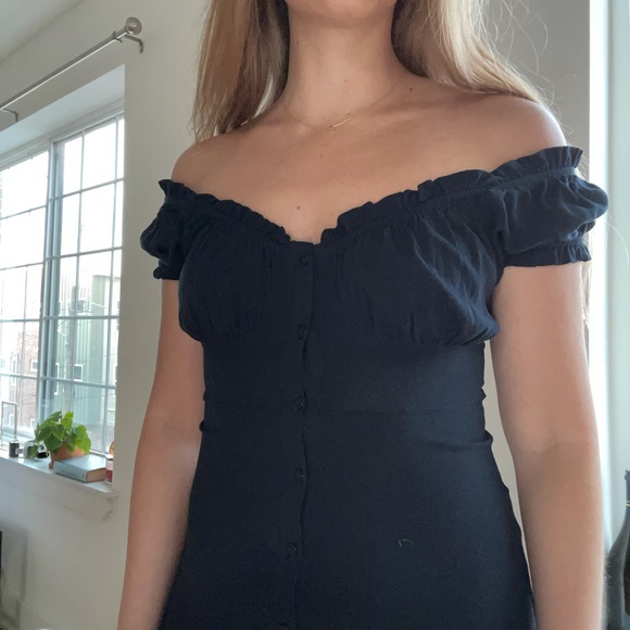 LA Hearts Black Mini Dress - Picture 3 of 3